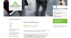 Desktop Screenshot of gdw-gent.be